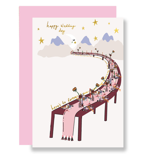 Here's to forever and ever - gold foil
