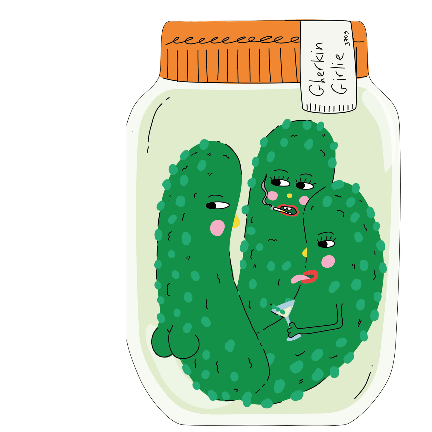 Gherkin Girlie - foodie collection