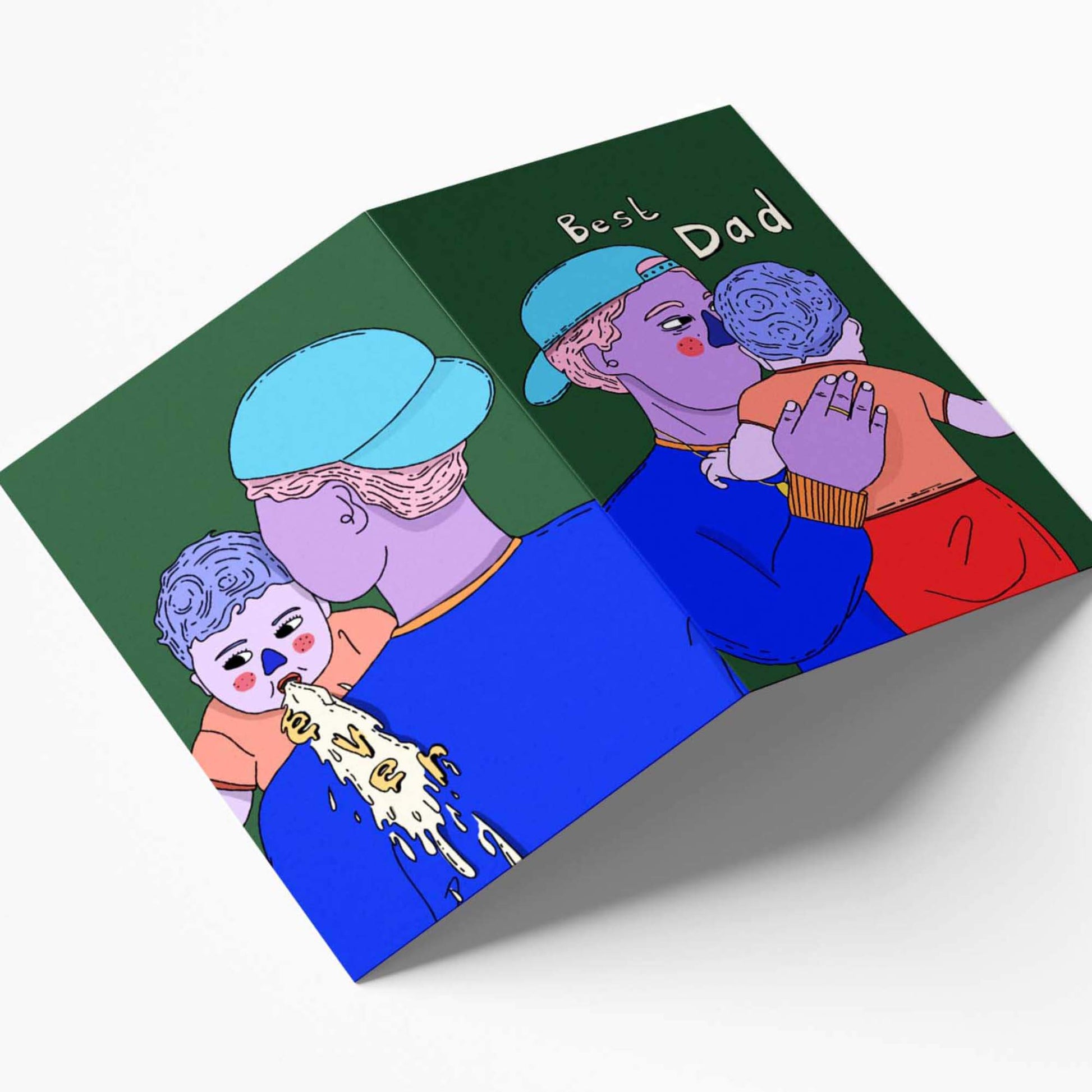 young dad greetings card UK