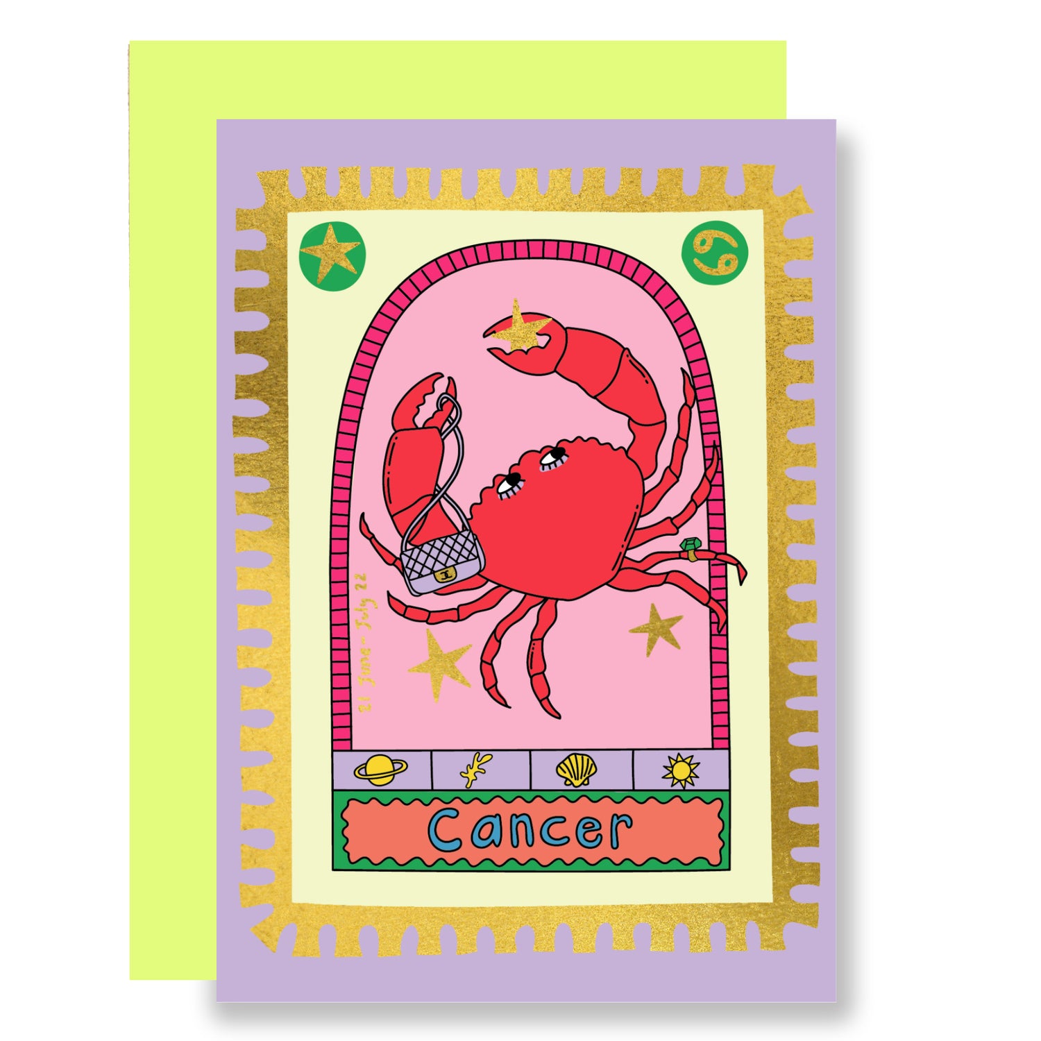cancer zodiac card