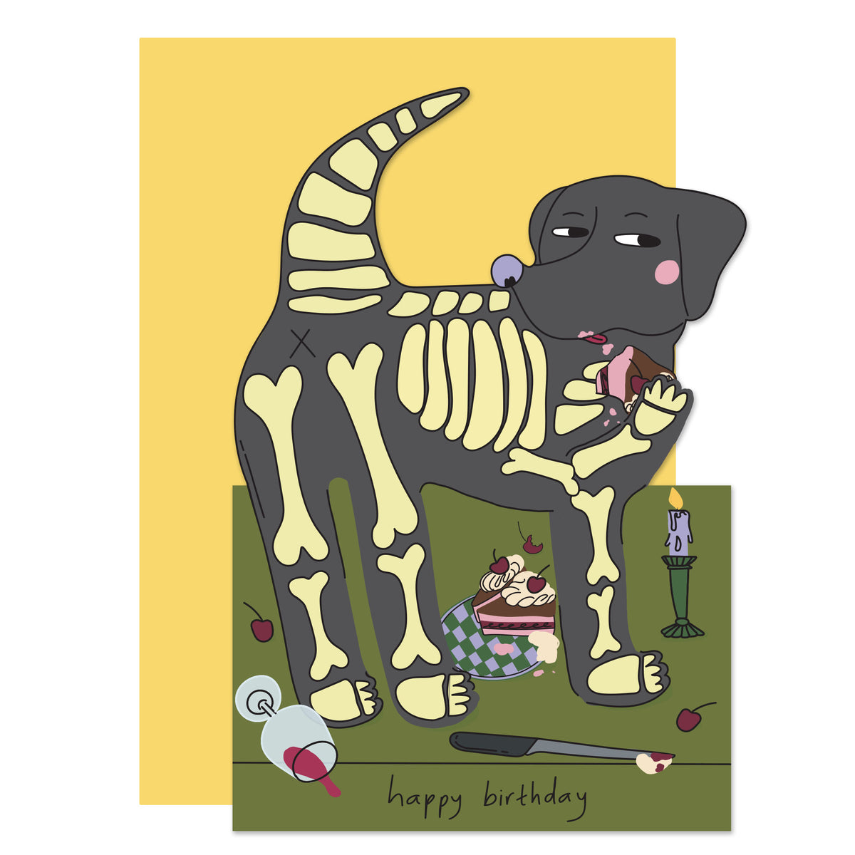 Hey Skeleton dog