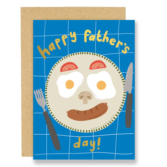 gold foil fathers day card