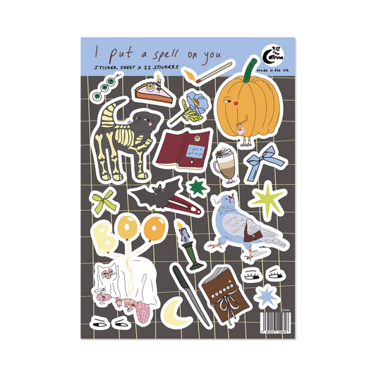 A6 I put a spell on you, limited edition Halloween stickers