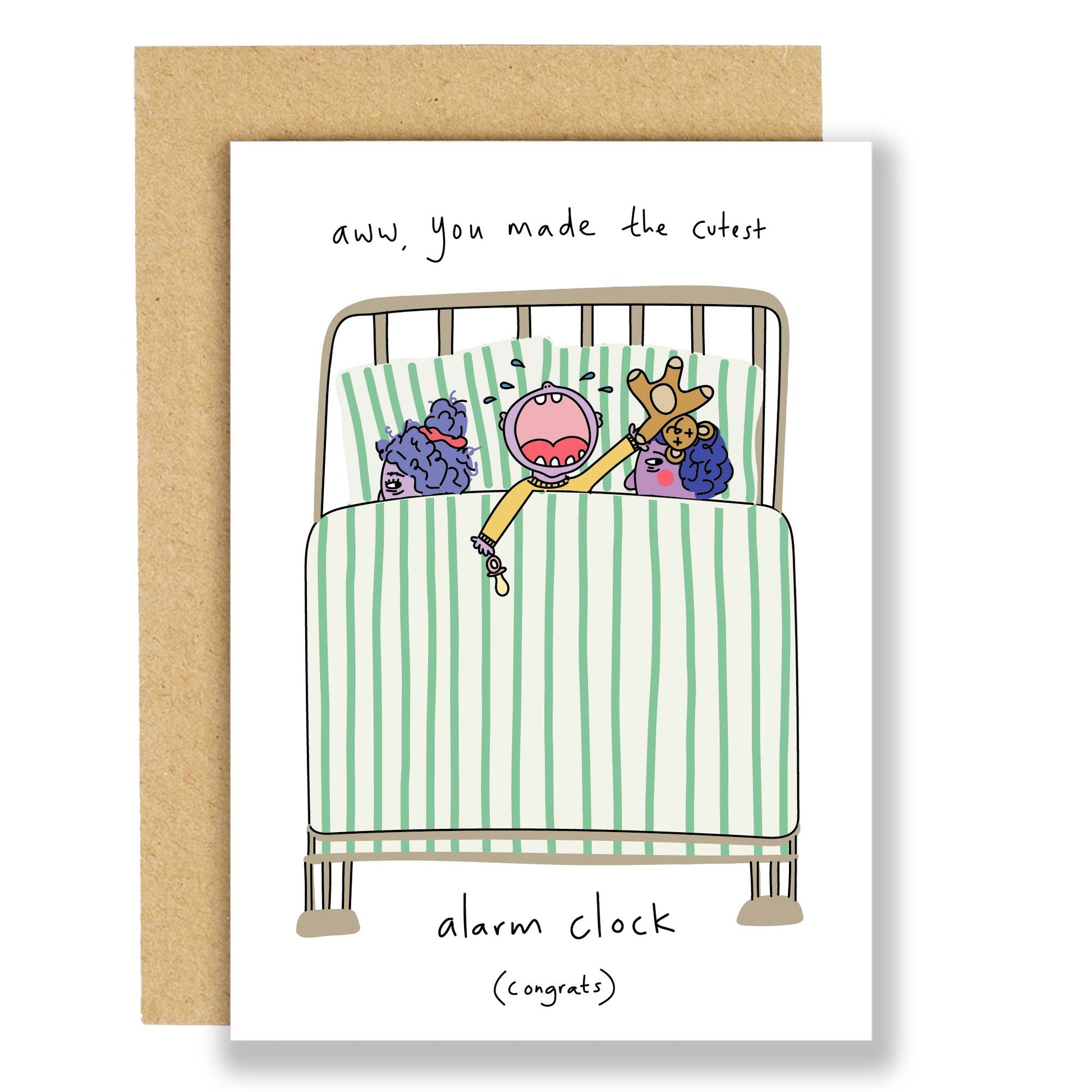 funny new baby card 