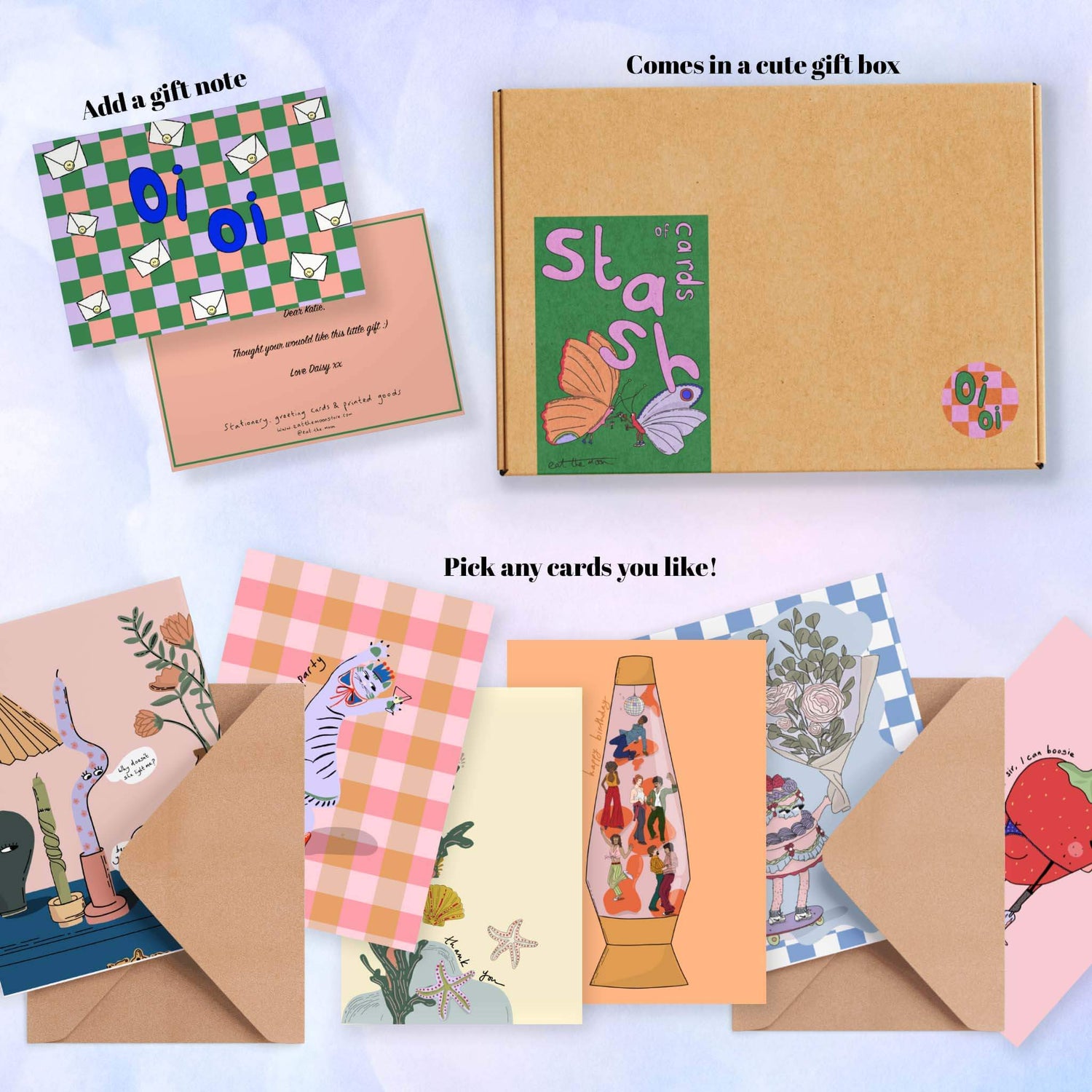 greeting card gift box