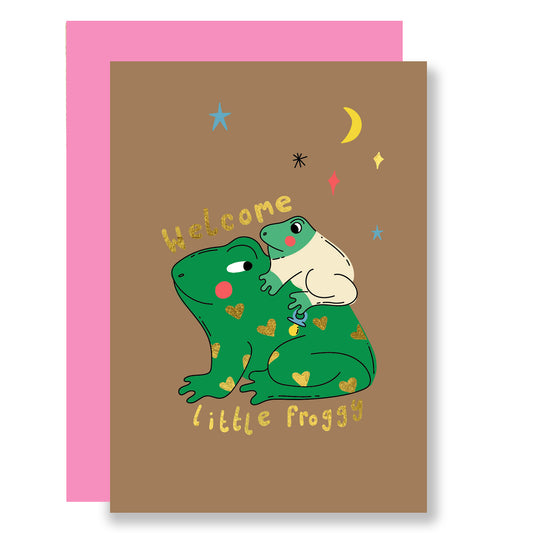 Little froggy gold foil