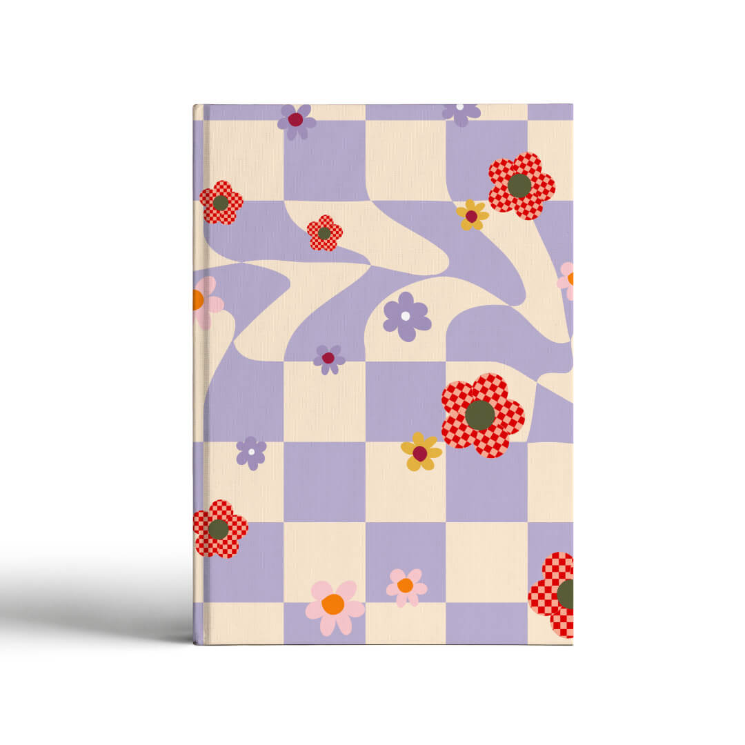 flower print notebook