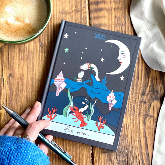 The Moon Tarot Card journal - personalise