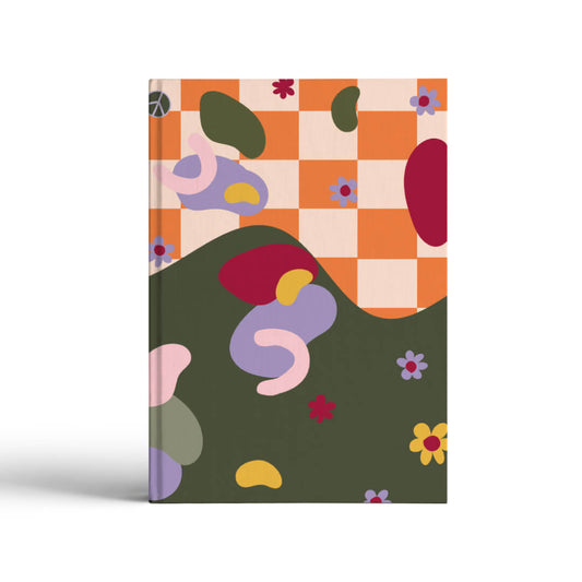 abstract print notebook