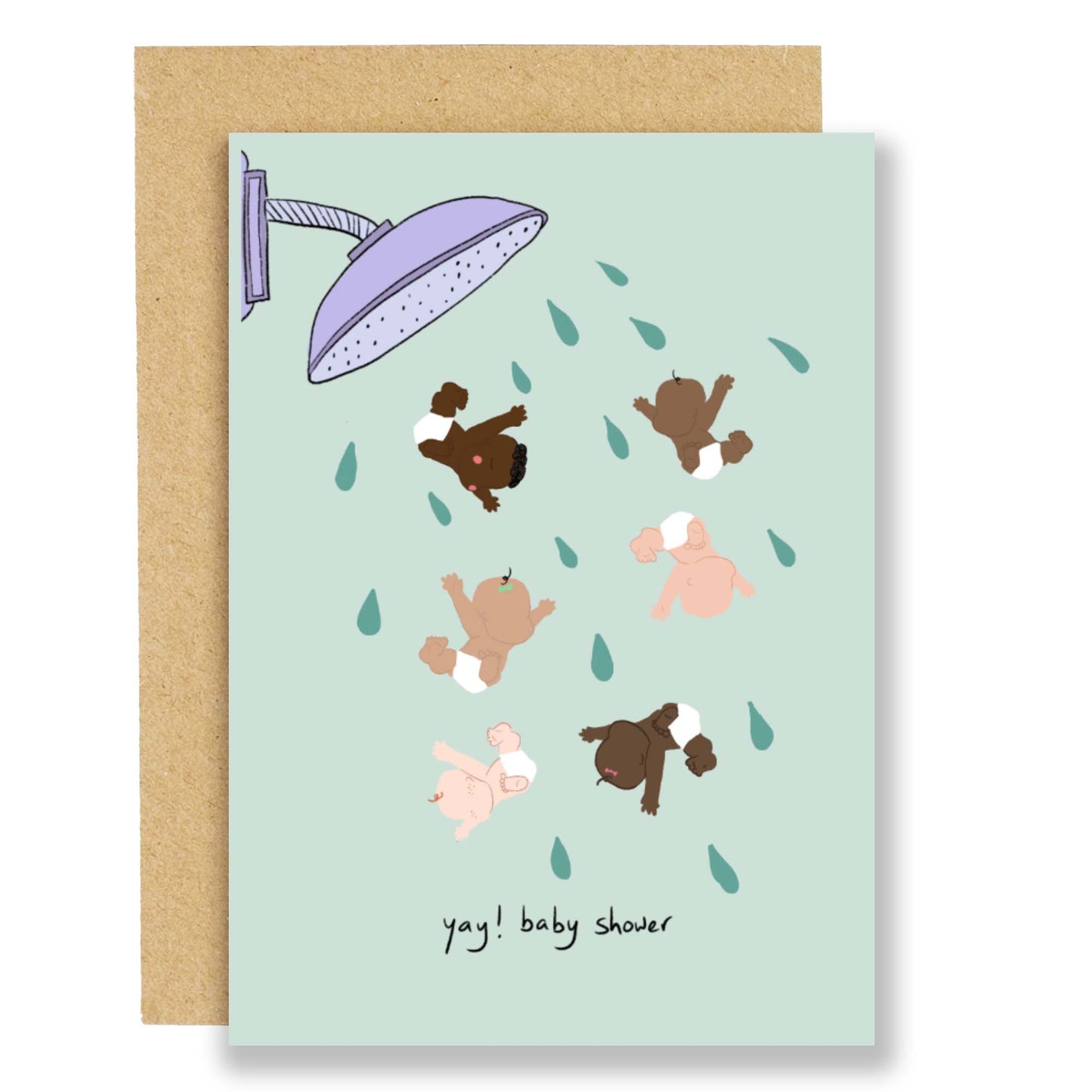 baby shower greeting card UK